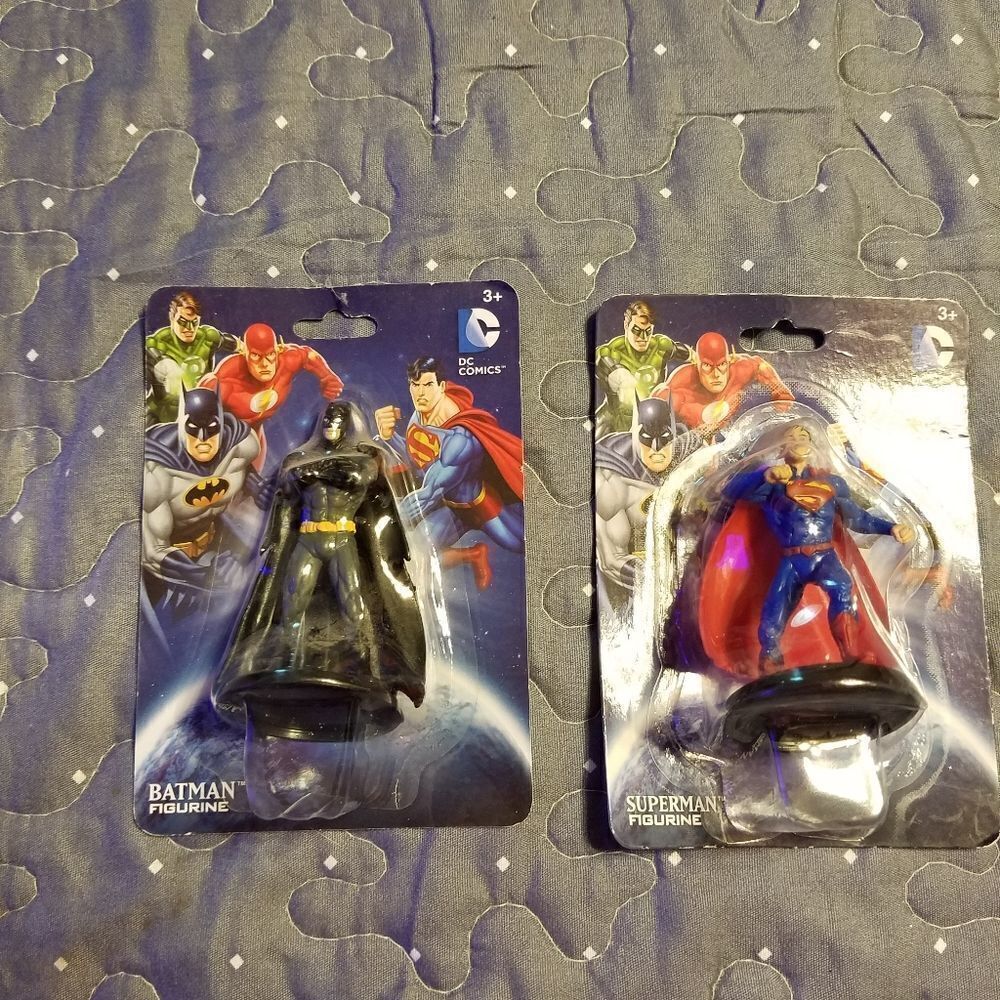 DC Comics Batman and Superman keychain